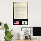 Onafhankelijkheidsverklaring Poster (Thuiskantoor)