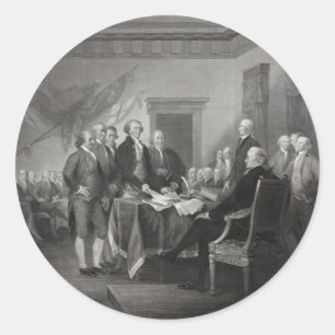 Onafhankelijkheidsverklaring Ronde Sticker