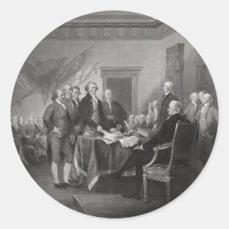 Onafhankelijkheidsverklaring Ronde Sticker