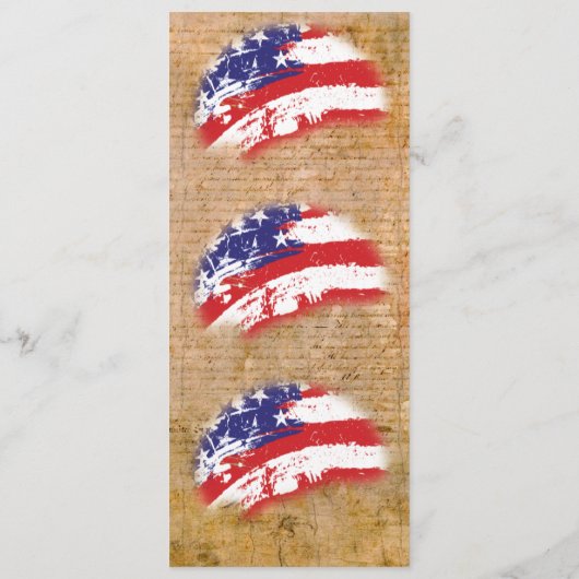 Onafhankelijkheidsverklaring 📜 USA old Parchmen Menu (Achterkant)