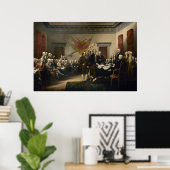 Onafhankelijkheidsverklaring van de Verenigde Stat Poster (Thuiskantoor)