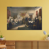 Onafhankelijkheidsverklaring van John Trumbull Canvas Afdruk (Insitu (Woonkamer))