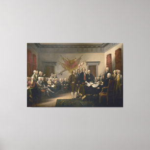 Onafhankelijkheidsverklaring van John Trumbull Canvas Afdruk