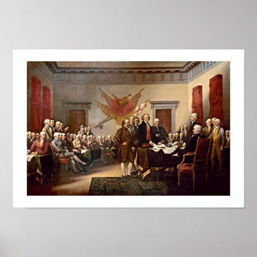 Onafhankelijkheidsverklaring van John Trumbull Poster (Voorkant)