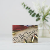 Onafhankelijkheidsverklaring Visitekaartje (Staand voorkant)