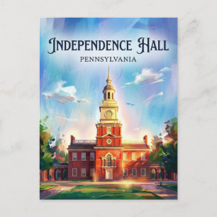 Onafhankelijkheidszaal Pennsylvania Briefkaart