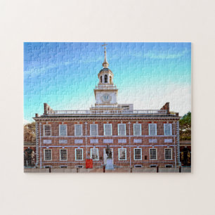 Onafhankelijkheidszaal Philadelphia. Legpuzzel