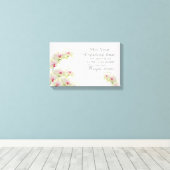 Onaflatende Liefde O Heer Omwikkeld Canvas Afdruk (Insitu (Houten vloer))