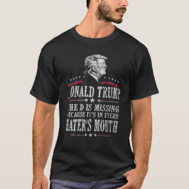 Onald Trump De D mist 2020 President ondersteuning T-shirt