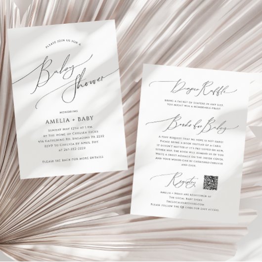 Onbaatzuchtige Gender Neutraal | Alles in één Baby Kaart