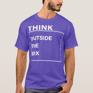 Onbegrensd zicht Denk Buiten de Doos T-shirt