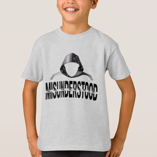 Onbegrepen Glitch Hoodie Fantoom T-shirt (Voorkant)