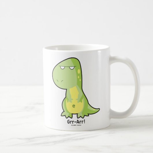 Onbehandelde T-Rex-Mok Koffiemok (Rechts)