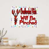 Onbeheerde Kinderen Poster (Keuken)