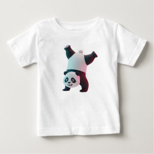 Onbeholpen 3D Geanimeerde Panda Handstand
