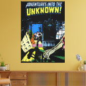 Onbekend de strikken van de Trespassers Canvas Afdruk (Insitu (Woonkamer))