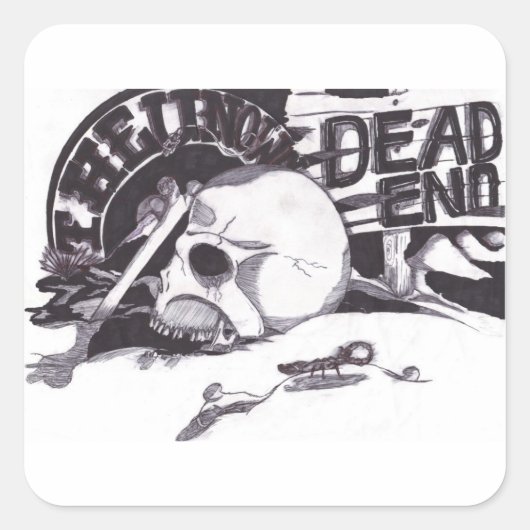 Onbekend - Dead End Sticker (Voorkant)