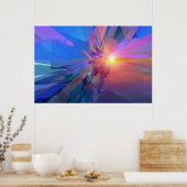 Onbekend domein - abstract poster (Keuken)