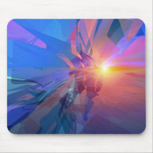 Onbekend rijk - abstract mousepad muismat