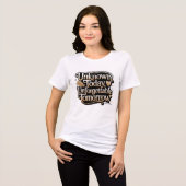 Onbekend Vandaag, Onvergetelijk Morgen Tri-Blend Shirt (Voorkant volledig)