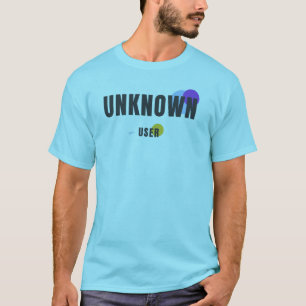 ONBEKENDE GEBRUIKER Moderne Grafische Vormgeving T-shirt