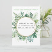 Onbekende uitnodiging voor bloederige verjaardag (Staand voorkant)