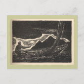 Onbekende wateren briefkaart (Voorkant)