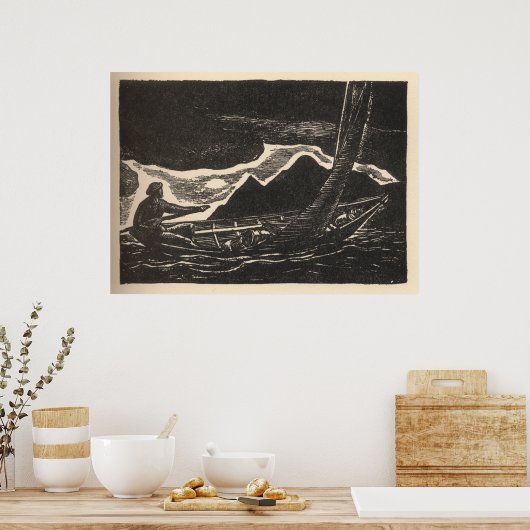 Onbekende wateren poster (Keuken)