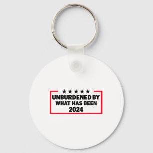 Onbelast door wat de overwinning van Trump 2024 is Sleutelhanger