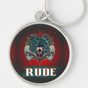 ONBELEEFD BEER STIJL SLEUTELHANGER