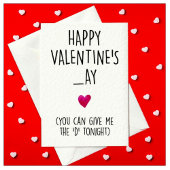 onbeleefd en grappige Valentijnsdag Kaart voor hem