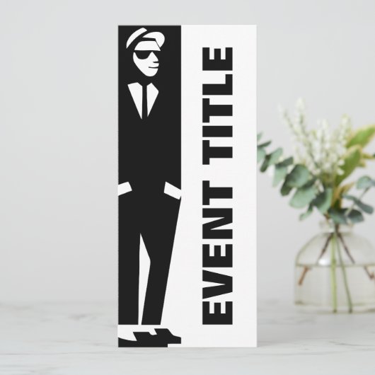 onbeleefde jongen : ska kaart (Staand voorkant)