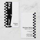 onbeleefde jongen : ska visitekaartje (Voorkant / Achterkant)