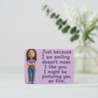 Onbeleefde Mary Plaatskaart Plaatskaartje