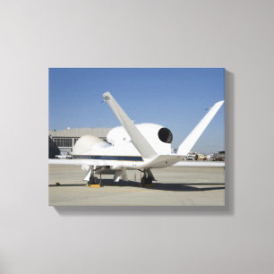 Onbemand vliegtuig 2 van Global Hawk Canvas Afdruk