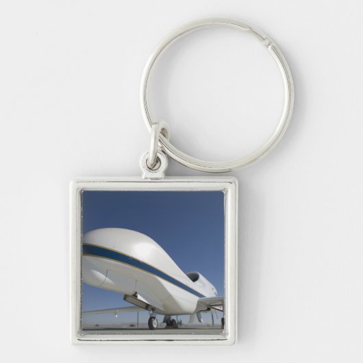 Onbemand vliegtuig 2 van Global Hawk Sleutelhanger (Voorkant)