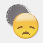 Onbenoemd Face Emoji Magneet (Voorkant / Achterkant)