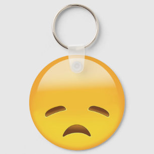 Onbenoemd Face Emoji Sleutelhanger