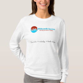 Onbeperkt leren: vrouwen met lange mouwen t-shirt