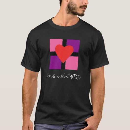 ONBEPERKT LOVE T-SHIRT (Voorkant)