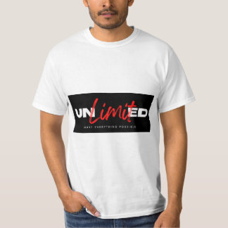 "Onbeperkt potentieel - maak alles mogelijk" T-shirt