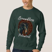 Onbeperkt Potentieel Paard Sweatshirt – Majestueus