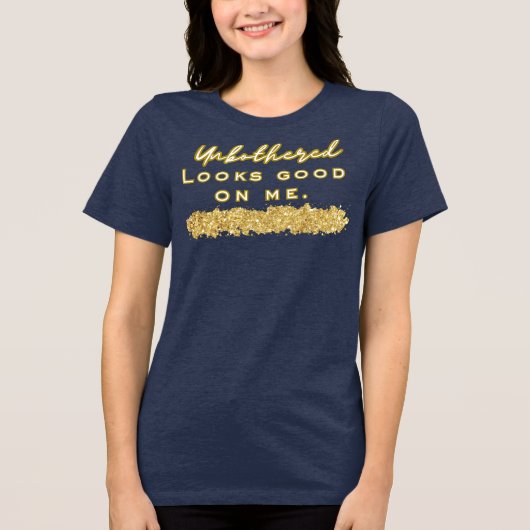 Onbeschaamd kalm T-shirt (Voorkant)