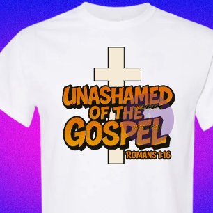 Onbeschaamd over het evangelie - Christelijk T-shirt