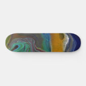 Onbeslist 2 psychedelisch Abstract skateboard deck (Horizontaal)