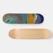 Onbeslist 2 psychedelisch Abstract skateboard deck (Horizontaal)