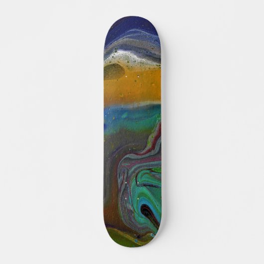 Onbeslist 2 psychedelisch Abstract skateboard deck (Voorkant)