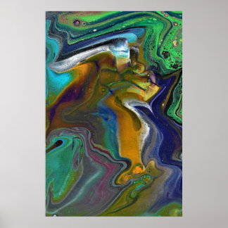 Onbeslist 3 Kleurrijke Abstracte Kunstprint Poster