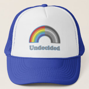 Onbeslist regenboog trucker pet