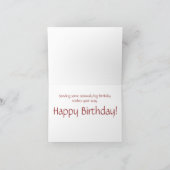 Onbetaalbare uitdrukking Verjaardagswensen Kaart (Binnen)